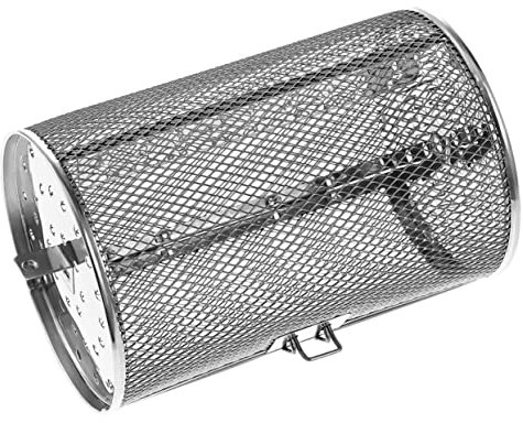 TOYANDONA Rôtissoire Corbeille Four Panier De Rôtisserie Étagère Panier Rôti Inoxydable Grillage Panier à Griller du Poisson Paniers De Barbecue pour Griller Acier Inoxydable