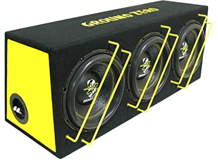 Ground Zero - Iridium GZIB 3.2500SPL - 10 (25cm) Gehäusesubwoofer - Stück - 1500Watt