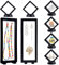 Dalababa 8 PCS di Espositore a Telaio Galleggiante Cornice per Medaglie Galleggianti Vetrina Cornice Flottante 3D per Monete, Francobolli, Medaglioni, Gioielli