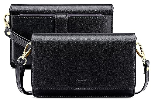 Nuoku Handytasche Zum Umhängen Damen, Crossbody Bag mit Geldbörse und Funktionelle Fächer