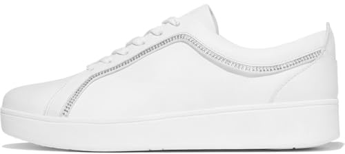 Fitflop Women's Rally Crystal-Trim Leather SneakersSneaker