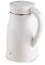 RBUDSPOLF Hot Water Kettle Double Wall Cool Touch Brushed Stainless Steel Jugs Kettle, Fast Boiling Heater, Tech for Coffee, Tea, Beverages Hot Water, Safety Lock, 1.8L/White