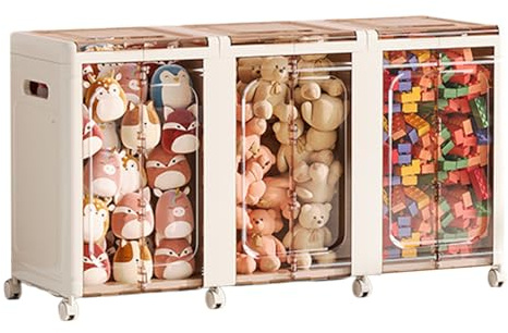 Generisch Organizador y almacenamiento de armario, cajas de almacenamiento apilables de gran volumen - Organización de ropa para dormitorio, aula, hogar, camping y cocina