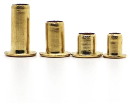 M0.9 M1.3 .5 .7 M2 M3 M4 M5 M6 Rivetti tubolari Chiodi for circuiti stampati a doppia faccia for PCB Dadi for rivetti cavi in rame lingli(5mm,4mm 50pcs)