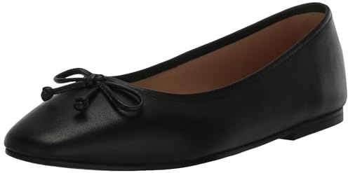 Cole Haan Women's Yara Soft Ballet Flats, Black Leather, 7.5-B US
