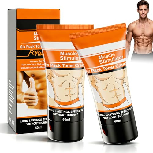 Abdominal Muscle Cream Brule Graisse Lot de 2,Creme Anti Cellulite et Creme Amincissante Ventre,Cremes Raffermissante Ventre et Abs,Taille Cuisses Bras,Cremes Minceur Homme Femme,120ml