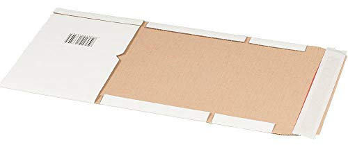 Universalverpackung Weiß A5 Multimediaverpackung Buchverpackung 25 Stück