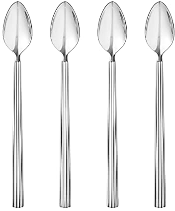 Georg Jensen BERNADOTTE, langer Löffel, Geschenkbox 4 Stück