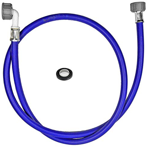 SPARES2GO 1.5m Cold Water Fill Hose + Inlet Washer with Filter Mesh for Samsung Washing Machine