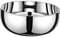 KESOTO Stainless Steel Basin Large Mixing Bowl Wash Basin Dish Tub Round Container Serving Bowl Metal Bowl for Muffins Marinades, Diameter 24cm