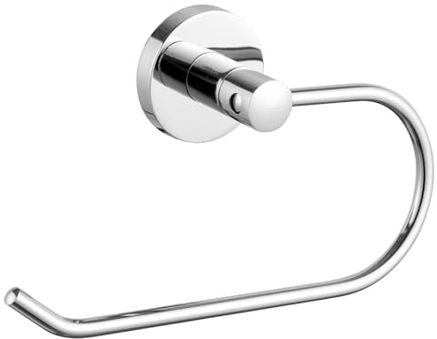 Chrome Toilet Roll Holder Wall-Mounted - Toilet Paper Holder 15-0103