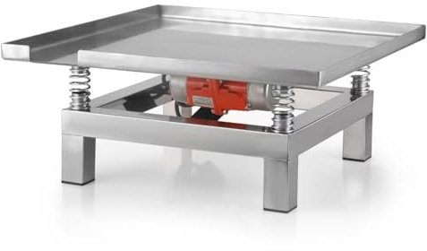 YXYLJOZ Table vibrante en béton - Banc d'essai Compact en Acier Inoxydable - 220V, 50x50cm (220v 50x50cm)