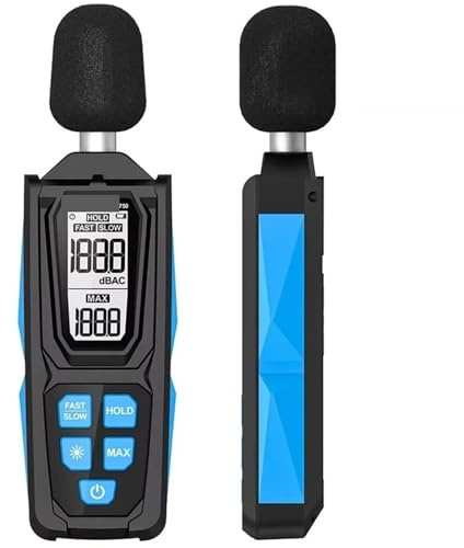 Decibelmätare, 750/750B Digital ljudnivåmätare Professionell bullermätare A/C 30~130dB Decibelmätare Sonometer Mätinstrument(750B)