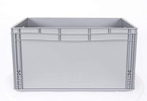 AUER 'Euro Contenitore Set 3x 64/32 Euro Box Euro del Contenitore impilabile Chiusa Lager Box Contenitore in plastica Transport Vibrazione