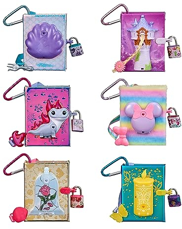 Cefa Toys Real Littes diarios disney. Incluye 1 candado,1 llave,1 mosquetón, 6 mini accesorios de papeleria. Apto para niños a partir de 6 años.