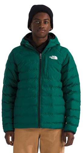 The North Face NF0A88TWNL11 Boy’s Reversible Perrito Hooded Jacket Jacket Unisex EVERGREEN Taille XS