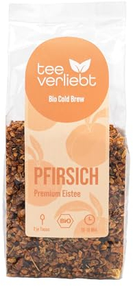 teeverliebt – Pfirsich Bio Cold Brew | 100g | Premium Bio Eistee