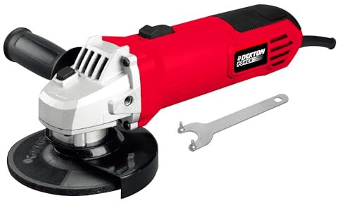 Dekton 115mm Angle Grinder - 750W Motor| Variable Speed Control| Compact & Lightweight| Durable Metal Gearbox| Safety Guard & Auxiliary Handle| Ideal for Cutting, Grinding, Polishing| Ergonomic Design