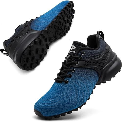 Mufanton Scarpe Trail Running Uomo Scarpe da Trekking Scarpe da Escursionismo Antiscivolo Scarpe da Ginnastica Fitness Outdoor Traspirante Sportive