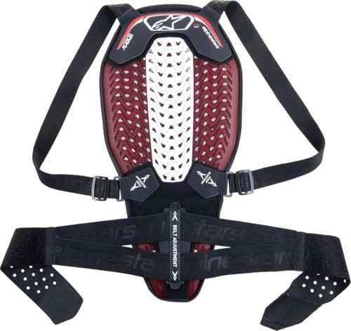 Alpinestars Nucleon Plasma Paraschiena, nero/bianco, M