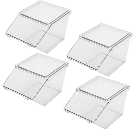 Yardenfun 4pezzi Scatola Per Bustine Tè Organizer Portabustine Tè e Caffè Stazione Per Caffè Bustine