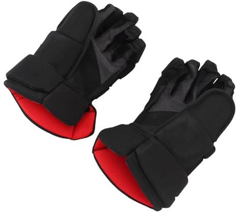 Guanti da hockey su ghiaccio, guanti protettivi da hockey in schiuma EVA in nylon Guantis hockeys su pista esterno traspiranti per giocatori di hockeys (#3)