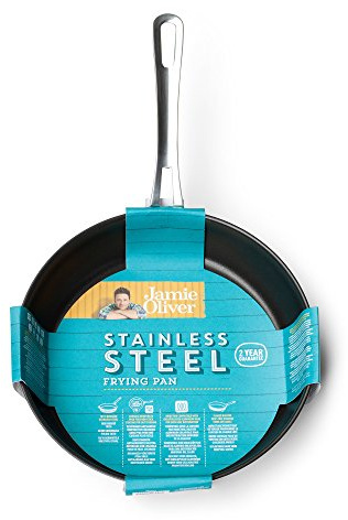 Jamie Oliver Mid Tier Frying Pan 20 cm/Suitable for All Hob Types/Made of Stainless Steel/Dishwasher Safe