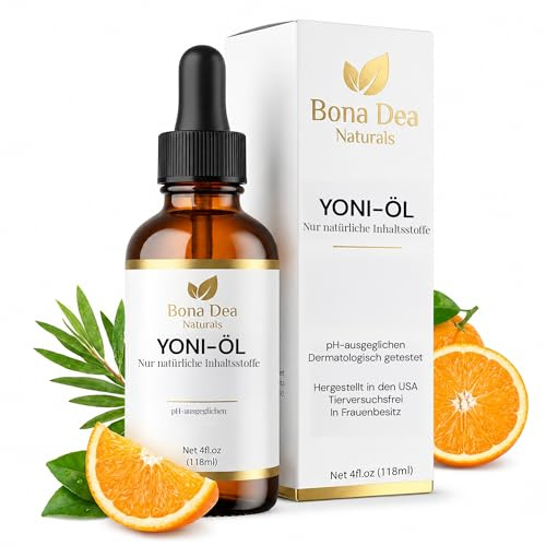 Desodorante femenino natural El Original de Bona Dea Naturals | Aceite íntimo para el yoni que alivia el ardor, el mal olor y la sequedad vaginal | Recarga de 118 ml