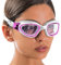 AqtivAqua Lunettes de Natation Lunettes Piscine Enfants Adultes Femme Homme DX-C (Rose Métallique, Étui Rouge, Verre Teinté)