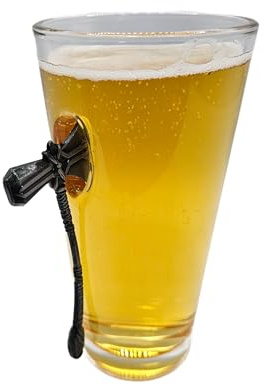 solo-pro master your game Thor's Axe Pint Beer Glass Embedded Quality Glassware Unique Gift Idea Marvellous