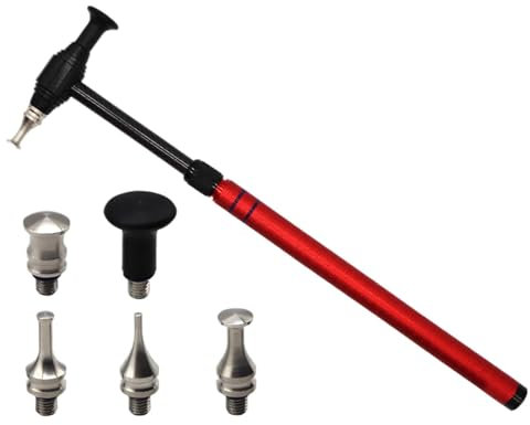 Martello per riparazione carrozzeria auto, strumento per la rimozione delle ammaccature con manico, martello ergonomico per la riparazione di ammaccature, martello per la rimozione delle ammaccature