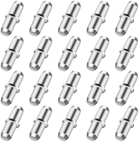 100 Stück Bodenträger 5mm einlegeboden halter Regalbodenträger 5mm Fachbodenträger, Bodenträger 5mm Regalbretthalter Regalbrett Halterung Regalbodenhalter für Schränke Möbel Regalstützen