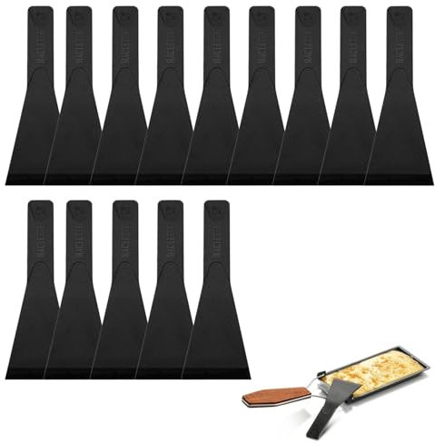 Lote de 14 Espátula de Queso de Nailon, Espátula Para Sarténes Antiadherente, Espátula de Nylon Resistente al Calor, Para Sartenes Antiadherentes, Platos Gourmet, Sartenes, Parrillas de Queso