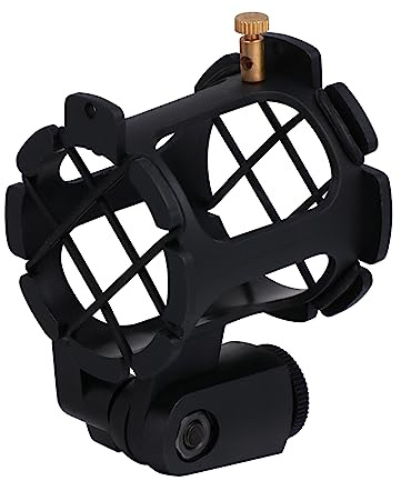 Yardwe Soporte Antivibración y Diseño Portátil de Plástico Clip Ajustable para Micrófono Adecuado para Grabación y Uso en Exteriores