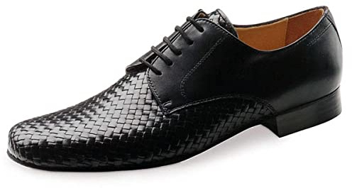 Werner Kern Zapatos de Baile para Hombre 28018 - Cuero Negro - Ancho Normal - Tacón estándar de 2 cm - Talla: UK 10