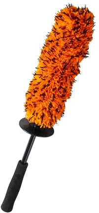 Suds Lab WB Premium Microfiber Cleaning Wheel Brush for All Vehicle Types – 18.1 Ultra-Soft & Scratch-Free Reusable Rim, Wheel, and Tire Brush with Ergonomic Handle