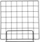 Amosfun Wire Grid Shelf, Panel Clips Photo Grid Display Rack with Base, 35x35cm Tabletop Display Stand for Picture, Postcard and Paper Crafts