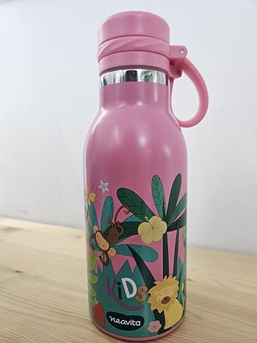 Neavita Bottiglia Thermos Rosa Kids Bottle 400 ml