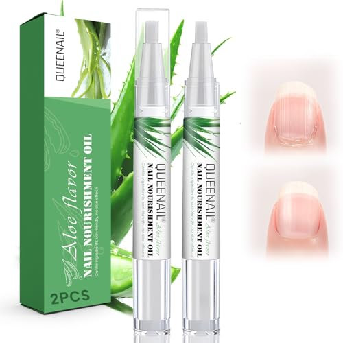 2 Stück Nail Care Pen, Nagelöl Stift, Nägel nähren Care Pen, Nagelpflegestift für gepflegte Fingernägel, Fuß und Finger von Rissigen und Trockenen Nägeln für äußere Anwendun