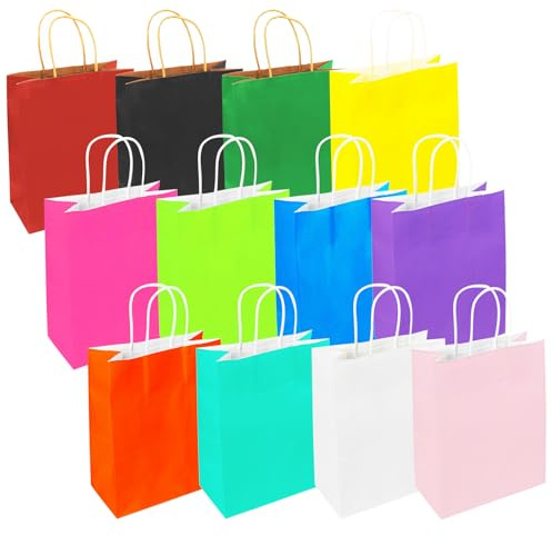 Buste Kraft per Matrimoni, Compleanni, Feste, Natale - 21 x 11 x 27 cm (colore)