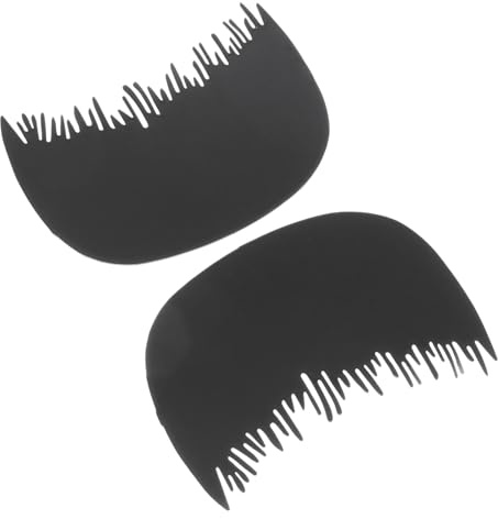 KAILIKETIY 2pcs Dense Hair Fiber Comb Plastic Forehead Comb Tool Hairline Fiber Tool for Women Thickening Hair Shield Portable Hairline Optimizing