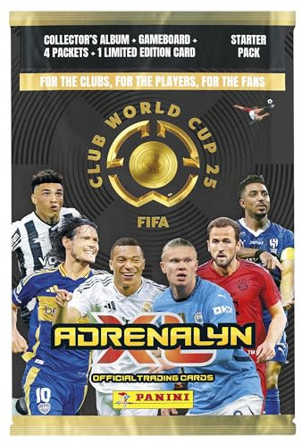 FIFA Club World Cup World Cup 2025 Official Trading Card Collection - Starter Pack, Gold, Red/Maroon