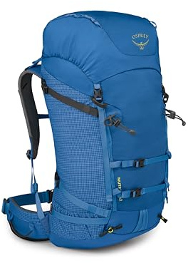 Osprey Mutant 52L Climbing and Mountaineering Backpack for Men and Women, Blue Flame, Medium/Large