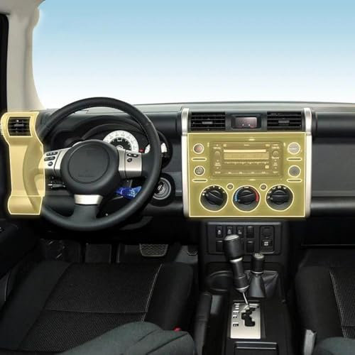 GCTTTCFX Película de protección de pintura PPF para interior de coche, película de TPU transparente contra arañazos, para Toyota FJ 2013-2025