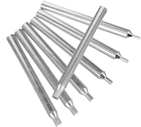 Hemobllo Kit da 7 Pezzi per Molatura Gioielli, Set di Aste di Rettifica in Metallo Resistente per Lucidatura e Rimozione Graffi, Accessori la Lavorazione di Pietre Preziose e Superfici