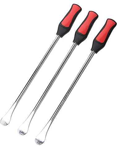 Reifenlöffelhebel, Asudaro 3 Stück Reifenheber-Werkzeugsatz Reifenreparatur Tire Spoons Lever Reifenheber Reifen Montiereisen für Motocross Motorräder Autos Rasenmäher,schwarz
