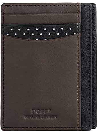 Dopp® Alpha RFID Front Pocket Get-Away Geldbeutel Portemonnaie, schwarz