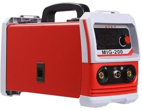Portable MIG Welder Gasless: MIG MMA TIG Lift 3 in 1 Digital Welding Machine Flux Core Welder - IGBT Inverter Welders with Ultra LCD Display-for Home DIY, Auto Repair, Metal Crafting,Best for Beginner