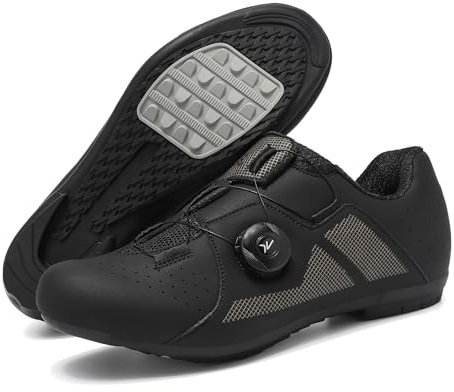 Treer Cycling Shoes Mens and Womens (no Cleats) Non-Slip Rubber Bottom Mountain Bikes Cycle Trainers Shoes Outdoor Unisex Men Women Spin Bike for Indoor 4UK-13UK