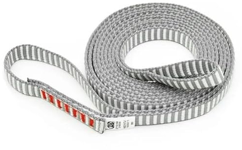 Lightweight Dyneema Anchoring Sling for Climbing and Rigging, High Strength 22kN Load Capacity, 13mm Width, Abrasion-Resistant Material for Anchor and Positioning Use (Grey, 60cm)